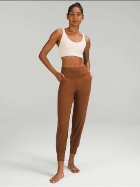 (4) Lululemon Align High-Rise Jogger Pants Roasted Brown Copper Small Nulu Gym